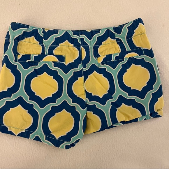 Crazy 8 Blue and Yellow Patterned Shorts - Picture 3 of 3